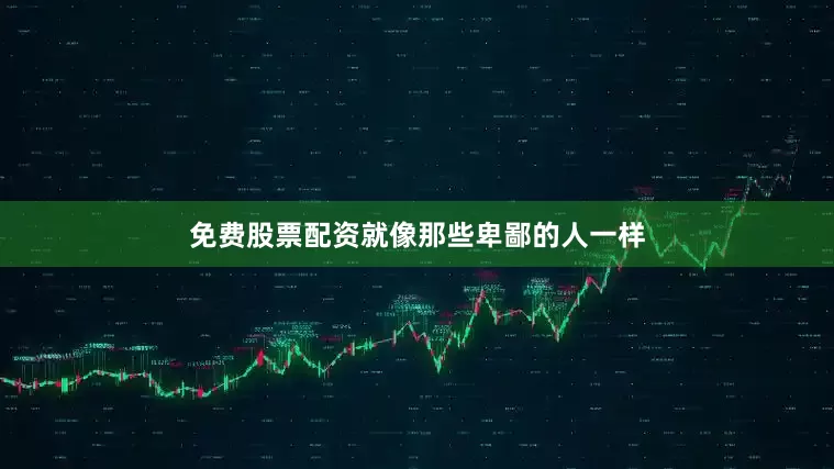 免费股票配资就像那些卑鄙的人一样